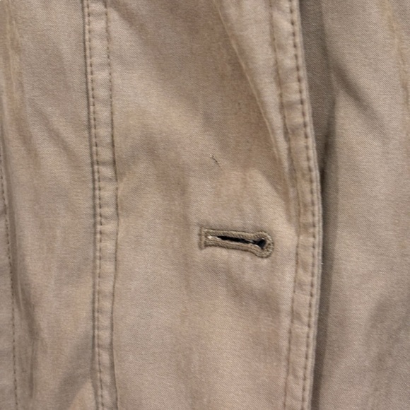 Bernardo Faux Suede Fall Winter Coat Size Small Raccoon Fur Trim Hood Womens - Picture 8 of 16